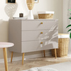 Kommode mit Schubladen BOHO auf hohen Beinen + Soft-close - Kaschmir